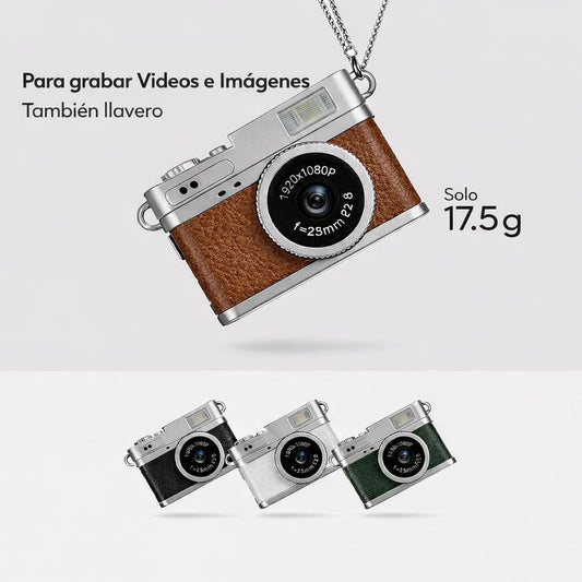 Mini Retro Cam 1080P – Cámara Vintage Foto & Video HD